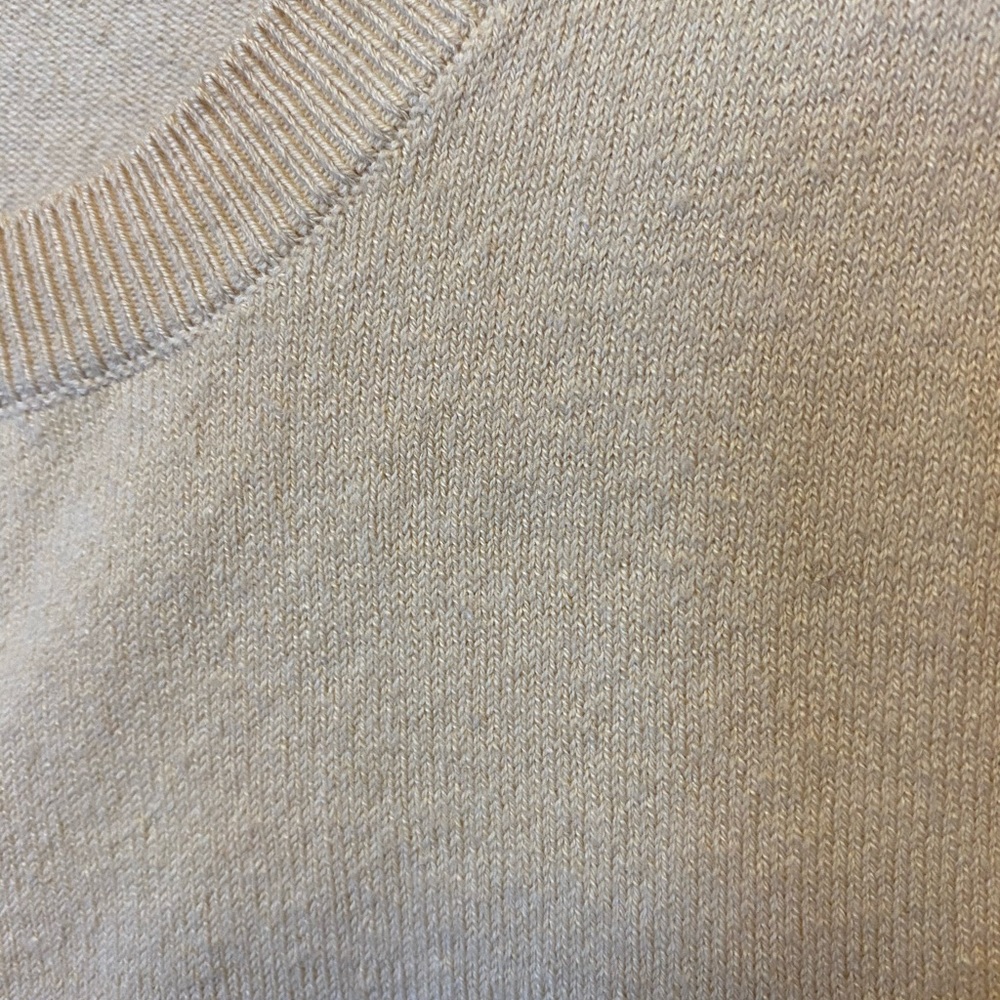 Last chance till 11/12! Moda International jeweled 3/4 sleeve tan cardigan - Picture 7 of 8